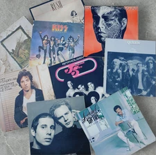 EMPTY Vinyl Record Album Cover Replacements ~ 1970s/80s ~ U-PICK Classic Rock