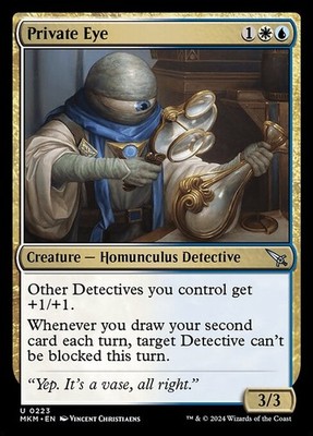 [MTG] Private Eye (Foil) (0223) (MKM) LP-HP