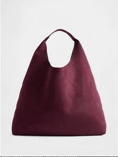 🔥 Don’t Miss Out — 50% Off Limited Time! Vegan Suede Slouchy Tote Bag