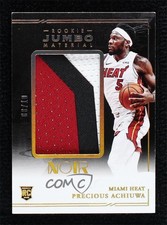 2020 Panini Noir Rookie Jumbo Material Prime 8/10 Precious Achiuwa #RJM-PRE 0el