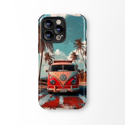 Volkswagen T1 Bus iPhone Case Bumper Shockproof Phone Case For Apple iPhone