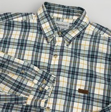 Carhartt Mens Plaid Button Down Pocket Long Sleeve Shirt Size Large L Workwear