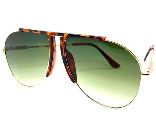 Black Retro-Vintage Thin Round Tinted Sunglasses with Gray Sunwear
