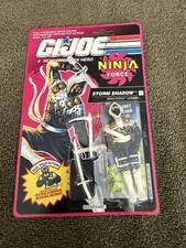 GI Joe Ninja Force Storm Shadow Figure HASBRO 1992 New Spanish