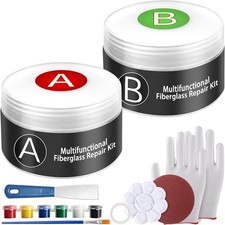 Gel Coat Repair Kit for Boats, Fiberglass Boat Repair Kit Marine Fiberglass Kit