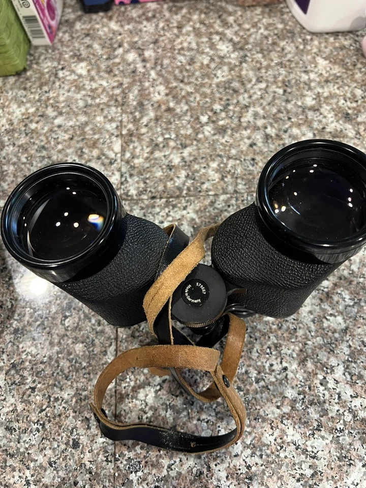 Binoculares vintage 1963 CARL ZEISS 8X50 B con estuche hechos en Alemania Foto 3 de 4