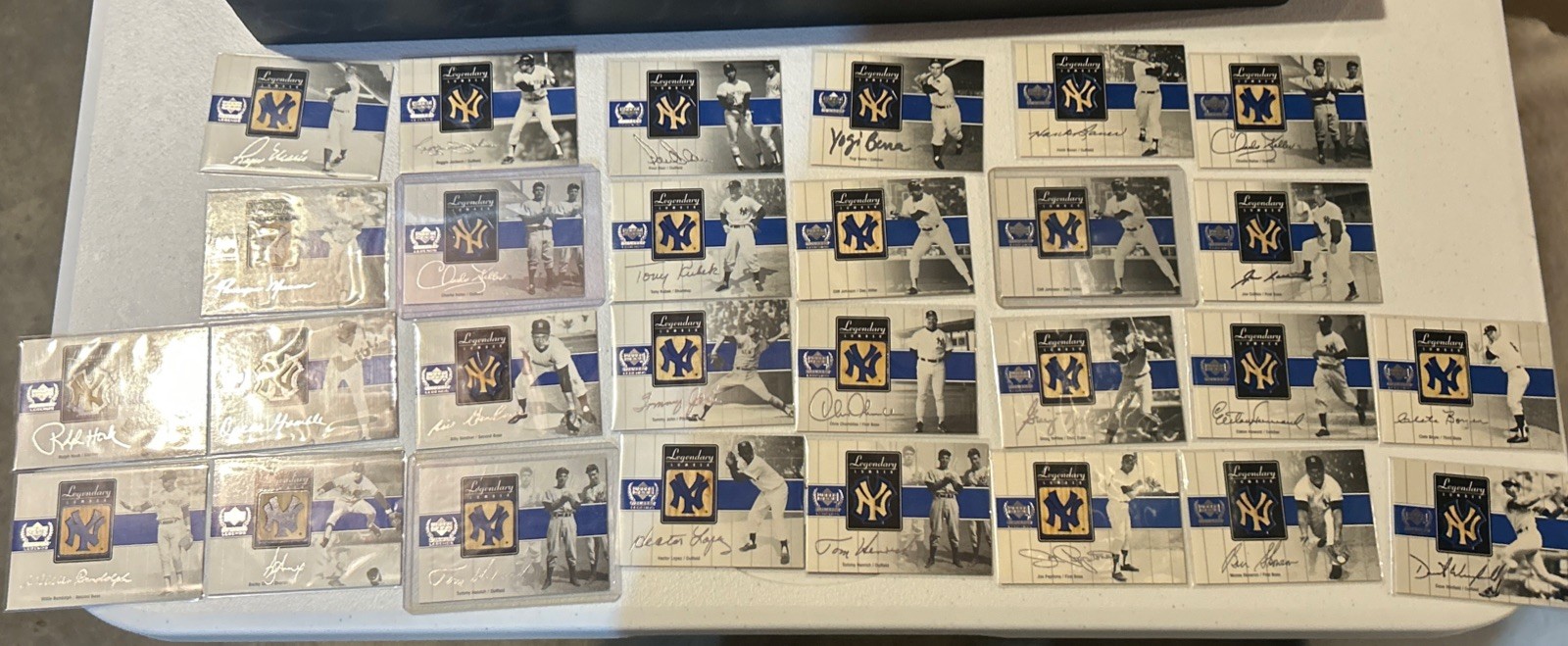 2000 Upper Deck Legendary Lumber - Yankee Set - NO RUTH OR MANTLE