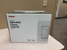 Legrand 4-Room Multi-Source Digital Audio System Kit - AU7254-WH