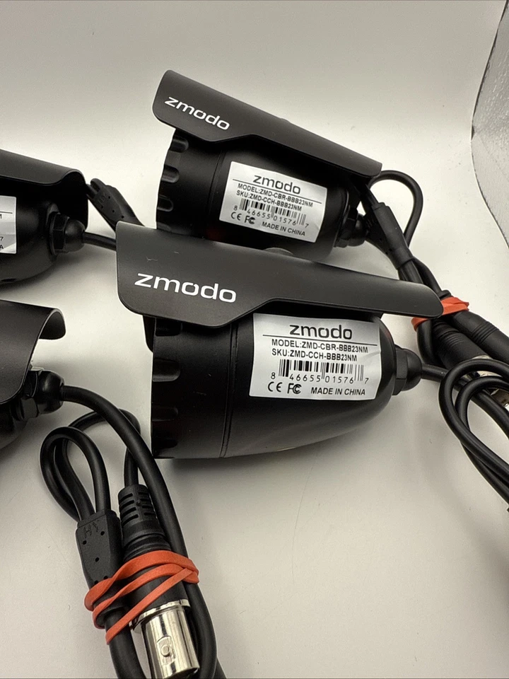 Lote de 4 cámaras bala CMOS color 1/4" ZMODO ZMD-CBR-BBB23NM SIN PROBAR (4) Foto 3 de 4