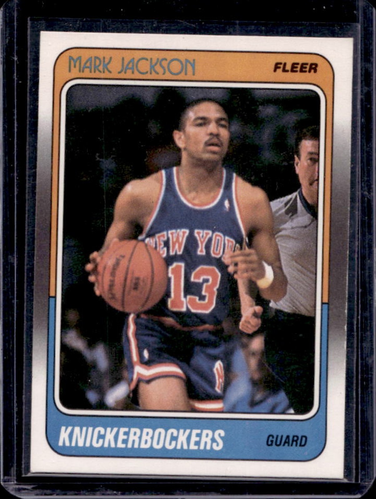 1988-89 Fleer Mark Jackson Rookie RC #82 Knicks