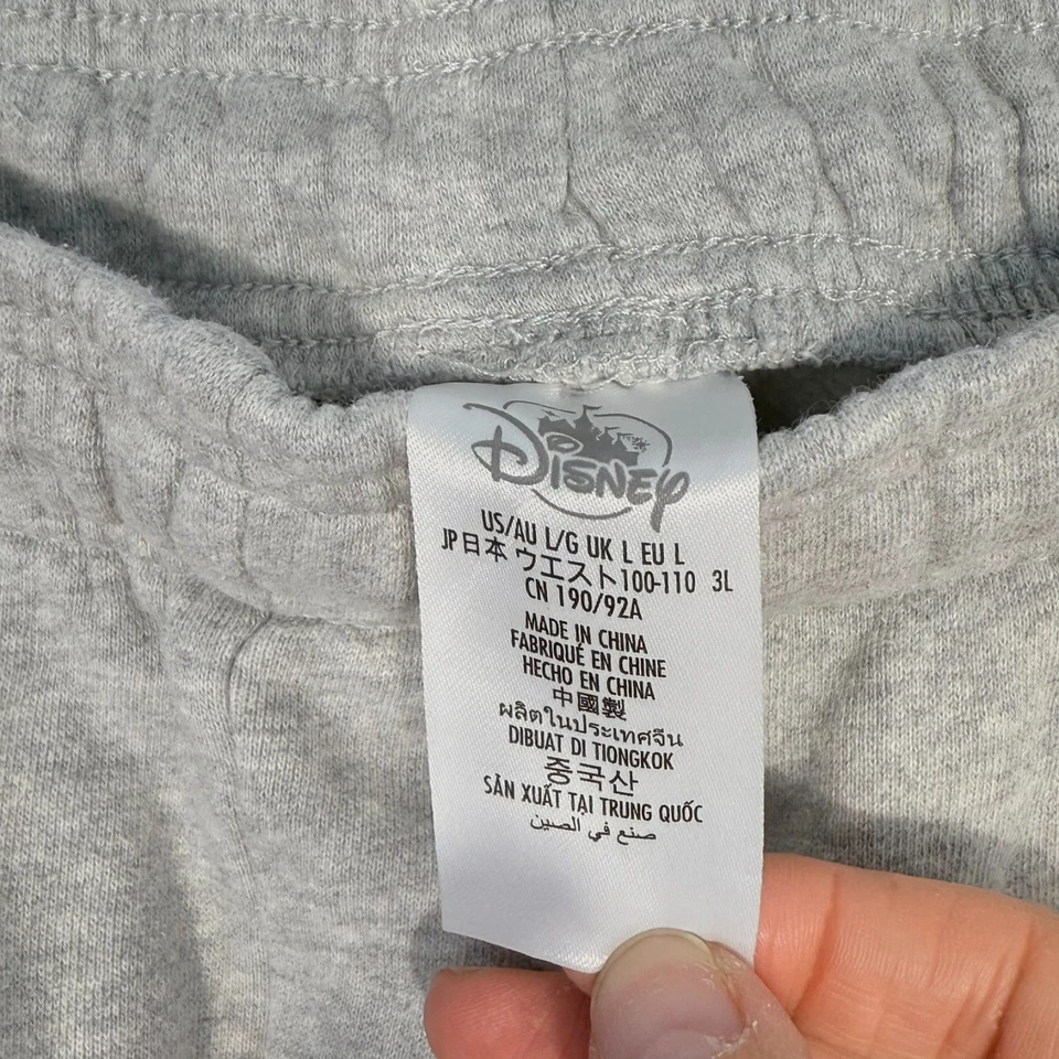 Рождественские тренировочные штаны Disney для взрослых L большие серые Pluto Chip N Dale праздничные - Изображение 4 из 4