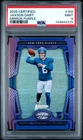 2025 PANINI CERTIFIED MIRROR PURPLE #150 JAXSON DART ROOKIE RC79/299 PSA 9