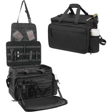 Law Enforcement Patrol Bag Police Gear Car Front Seat Organizer Molle Black