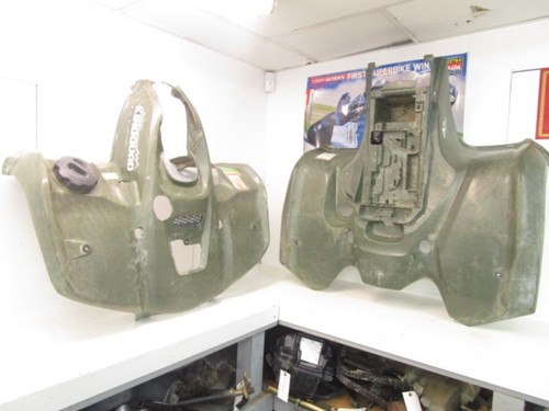 06 Suzuki LTA 700X King Quad Front Rear Fenders Green 53111-31G03-YLG 2006-2007