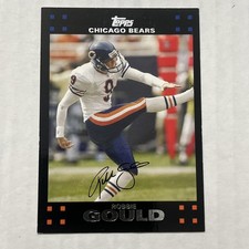 2007 Topps Chicago Bears Team Robbie Gould #9 Of 12