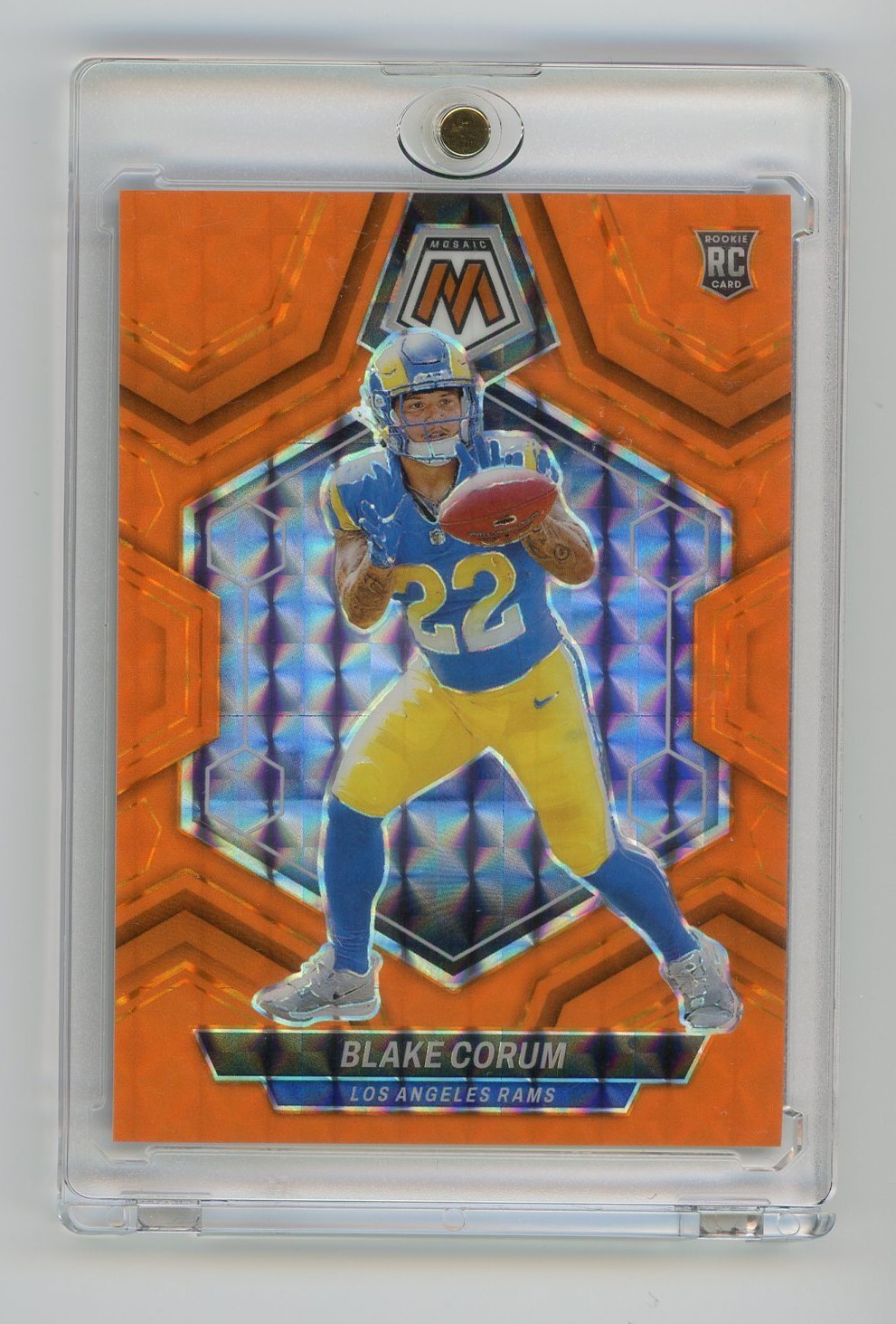 2024 Panini Mosaic BLAKE CORUM #368 ROOKIE Orange /25
