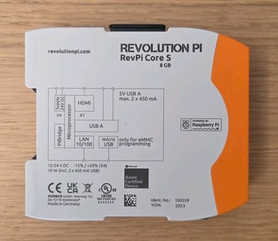 Kunbus Revolution Pi RevPi Core S 8GB SPS Steuerungsmodul