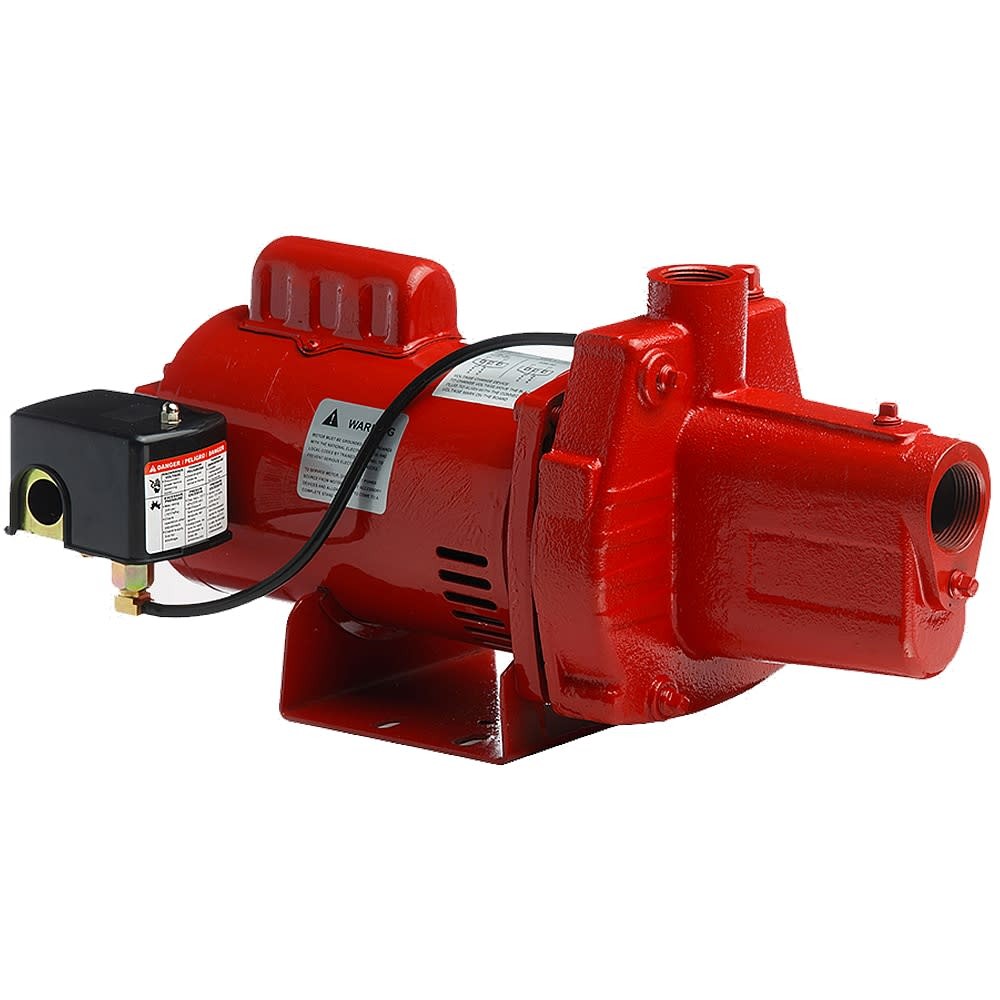 Red Lion 602208 23 GPM 1 HP Cast Iron Shallow Well Jet Pump