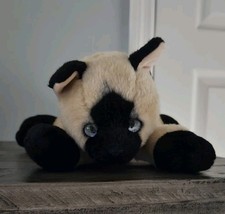 Vintage Aurora World Siamese Cat Stuffed Animal Plush 10  Blue Eyes