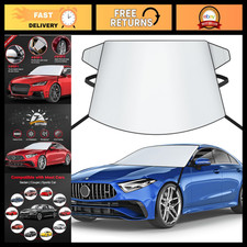 Heavy Duty Car Windshield Sun Shade Cover - Uv Resistant Summer Protector 62x50