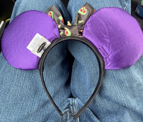 DISNEY VILLAINS SNOW WHITE EVIL QUEEN Mini Mouse Ears Purple - Picture 2 of 3