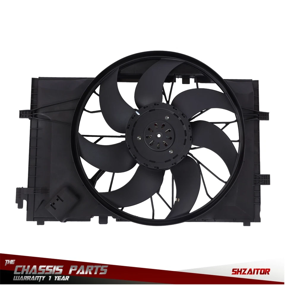 Conjunto de ventilador de radiador 2001-07 para Mercedes-Benz C230 C240 C280 C320 C350 623280 Foto 4 de 4