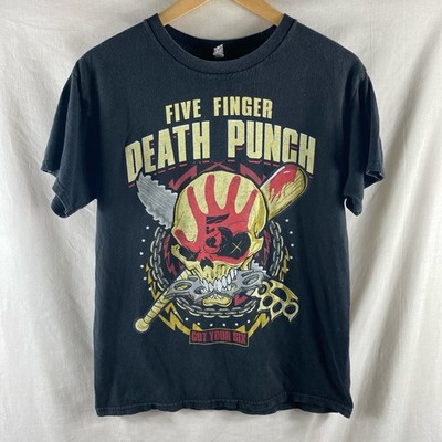 Five Finger Death Punch 2016 Tour T-Shirt M Medium schwarz Got Your Six FFDP