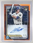 Cooper Pratt 2024 Bowman Chrome #CPA-CPR Orange Refractor 1st RC Auto 19/25