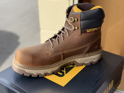 WATERPROOF CAT COLORADO EQUIP 6'' WP CT P91723 Pyramid Brown Size 10.5