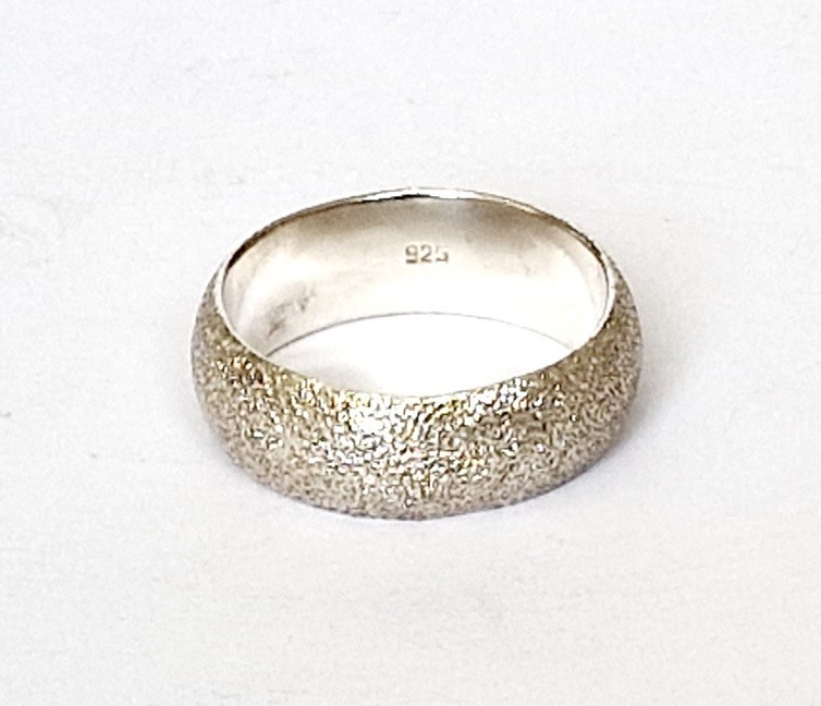 Solid Ring 925er Silver Z924 - image 1