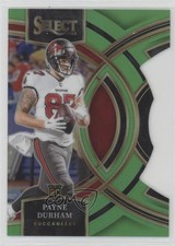 2023 Panini Select Premier Level Neon Green Prizm Die-Cut /499 Payne Durham n0c