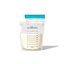 Willow - 8oz Breast Milk Storage Bags - 100ct - Double Zip Seal for Durabilit...