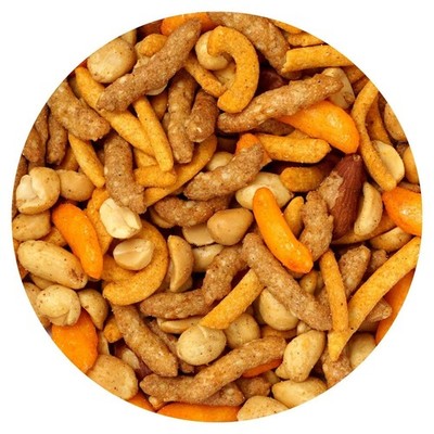 Wasabi Nut Mix, 1 Pound Bag, Wasabi Snacks, The Hampton Popcorn & Candy Company
