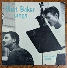 CHET BAKER Sings 1954 Pacific Jazz PJLP-11 Vinyl Record 10” Rare 1st
