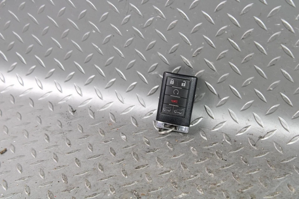 08-14 Escalade Chrome Black Electronic Smart Keyfob Key Fob Remote OEM OE WTY OE Foto 2 de 4