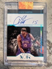 2021-2022 Panini - Noir Vince Carter Auto 02/10