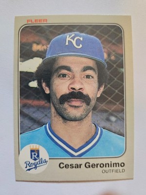1983 FLEER CESAR GERONIMO #112 NM