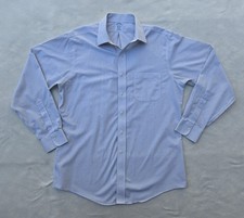 Brooks Brothers Shirt Mens 16 34 Blue White Check Dress Button Down Classic Fit