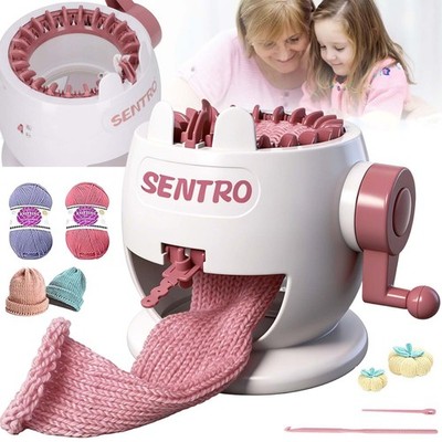 Kinder Strickmühle 22 Nadeln DIY Handarbeit Strickmaschine Knit Spielzeug Set