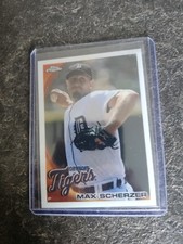 2010 Topps Chrome Max Scherzer Card# 70