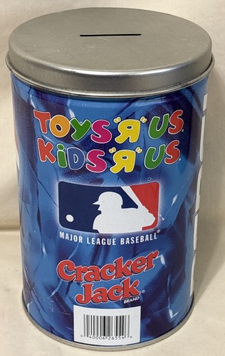 Pepsi / Toys R Us / Cracker Jack / MLB Baseball Tin Bank