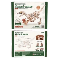 ROKR Velociraptor 3D Wooden Puzzle DIY Gear Craft Kit LD01