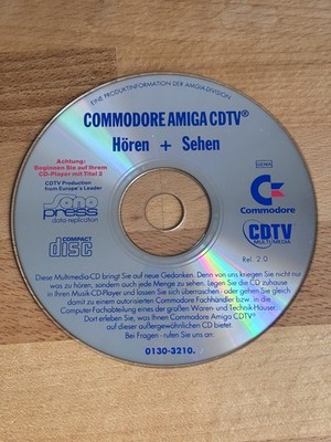 Commodore Amiga CDTV Multimedia CD Vintage 1991