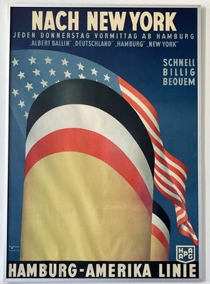 Plakat Original / Nach NEW YORK HAPAG