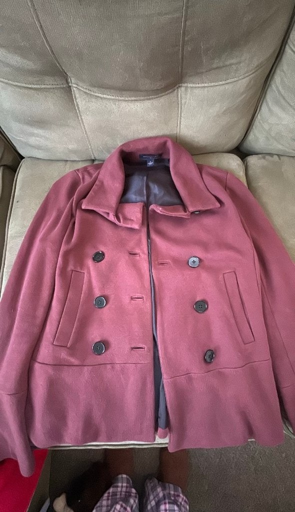 Banana Republic Women's Double-Breasted Peacoat Jacket