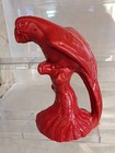 Rare  VINTAGE Mold A Rama RED Macaw Parrot on a stand — photo 2
