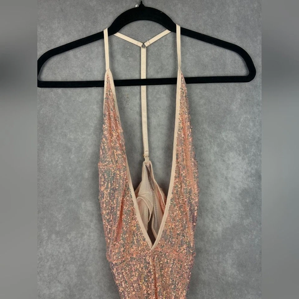 Body Victoria's Secret V Tanga Lentejuelas Profundas Peluche M Foto 2 de 4