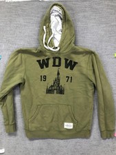 Walt Disney World Hoodie Mens Small Green WDW 1971 Castle Pullover Disney Parks