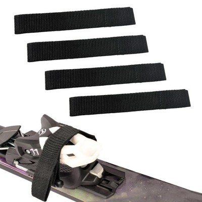 Ski Brake Retainer Straps - 4 Pcs Snowboard Brake Nylon Immobilization Bands,...