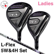 CLEARANCE HONMA BERES NX Ladies Fairway Wood 5W Hybrid 4H 2p Set L-Flex VIZARD